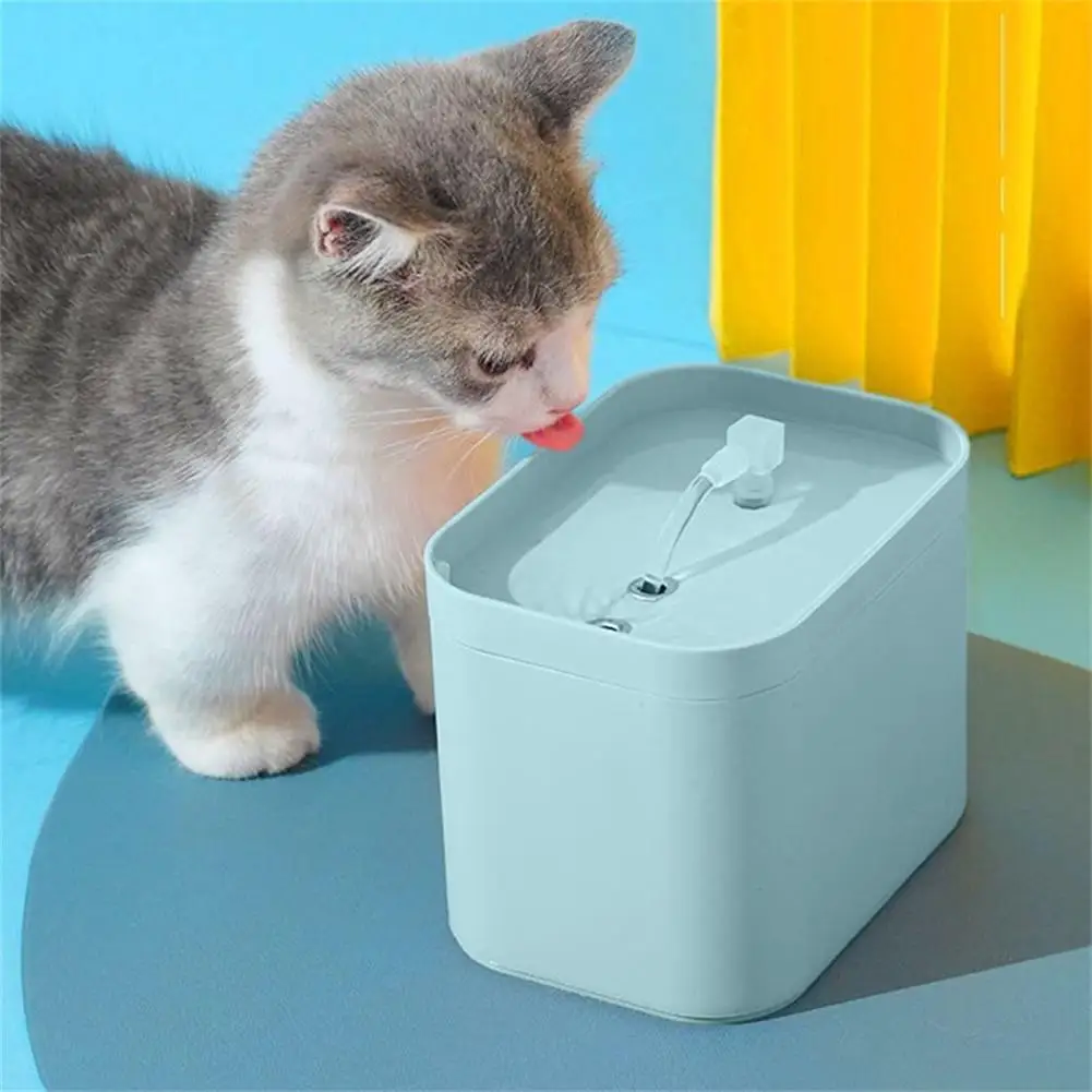 Pet Water Dispenser 1.5l Large Capacity Automatic Circulation Water Fountain Cat Dog Water Bowl