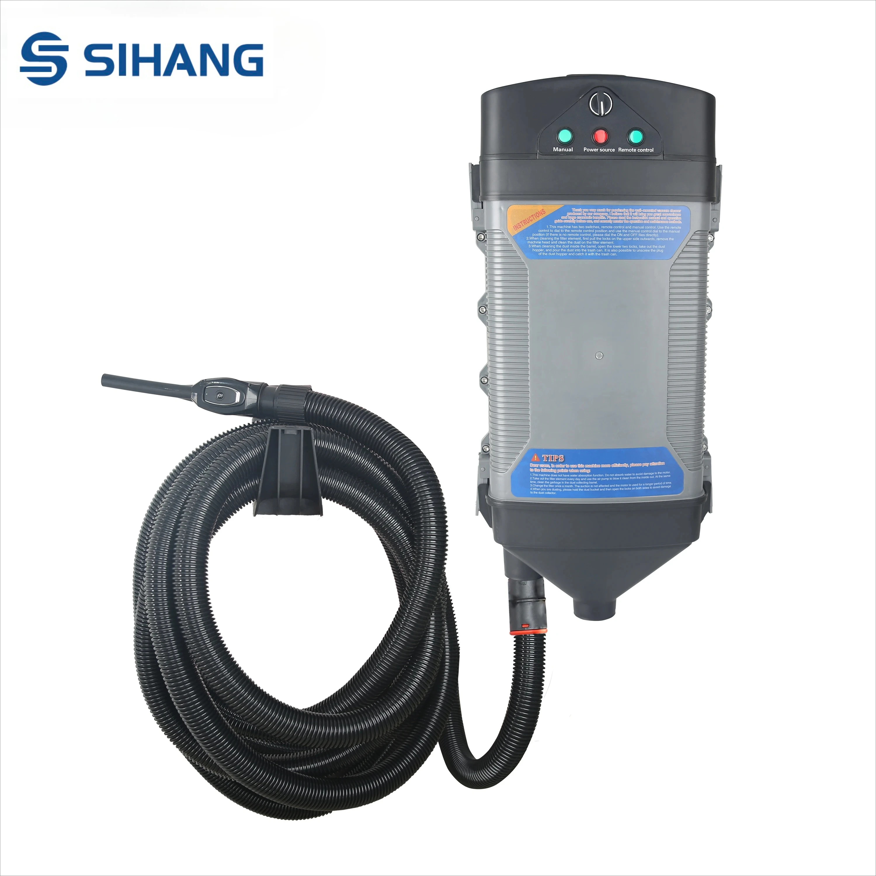 2000w Remote Control Wall Mounted Powerful Car Vacuum Cleaner Car Wash Detailing Air Dust Dry Industrial Vacuum Cleaner
