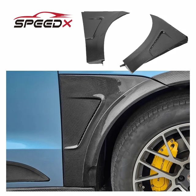 

Крыло из углеродного волокна для Porsche Macan 2018-2021, обновленный комплект кузова CMST, боковое крыло в стиле Macan CMST