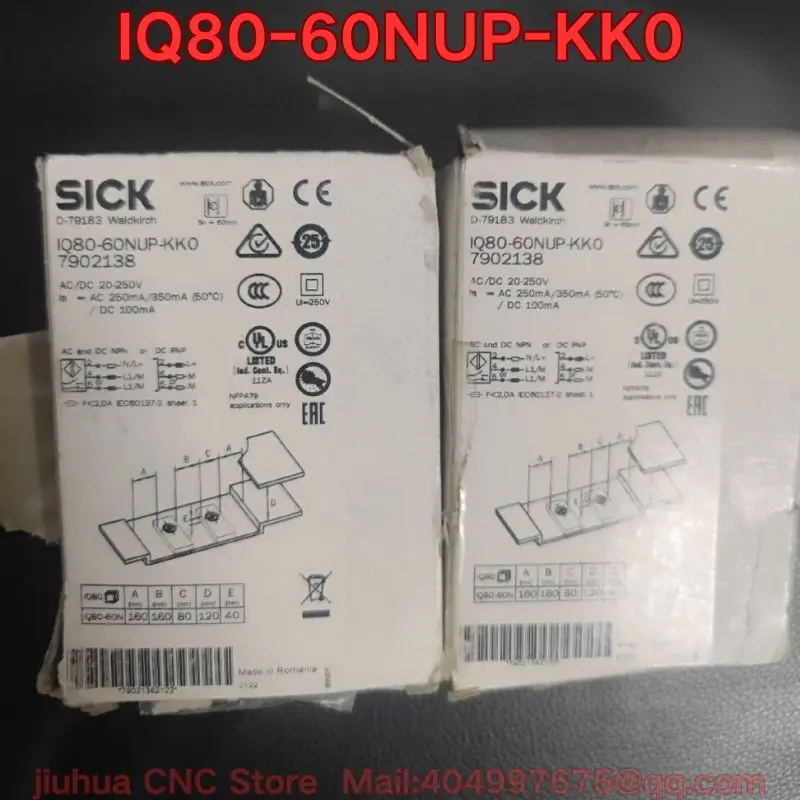 New IQ80-60NUP-KK0 inductive proximity switch