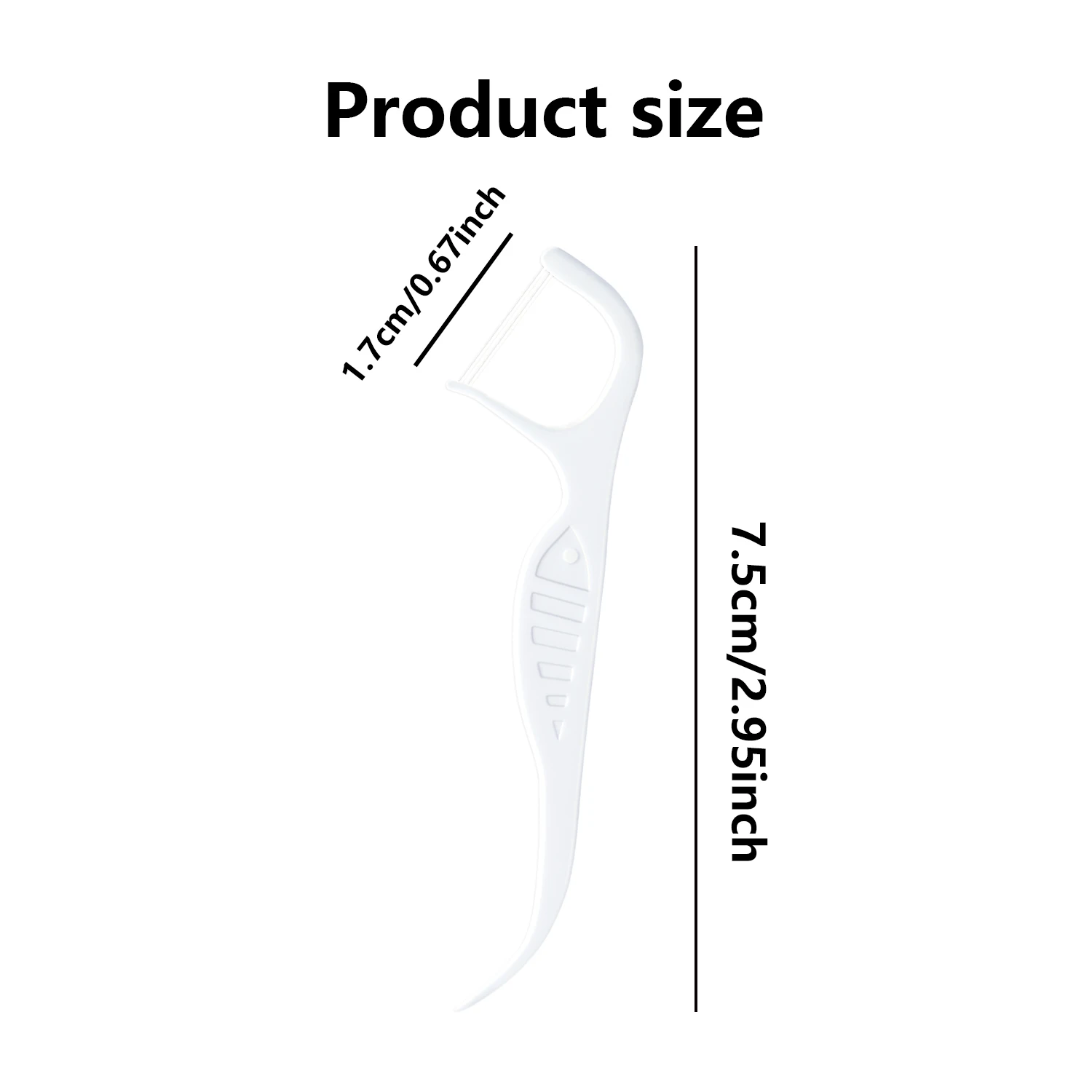 Orthodontic Flossers for Braces, Interdental Flosser Picks, Plastic Toothpicks With Threads Double Line, Family Size