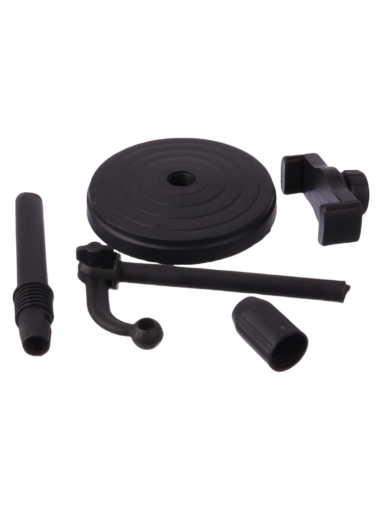Flexible Viewing Experience: 360-Degree Rotating Desktop Phone Stand Adjustable Circular Height for Any Phone Angle