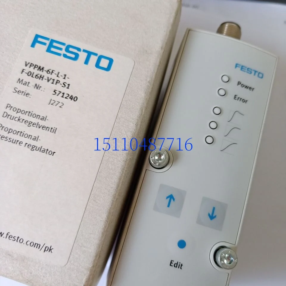 FESTO Festo Proportional Valve Vppm-6f-l-1-f-0l6h-v1p-s1571240 In Stock.