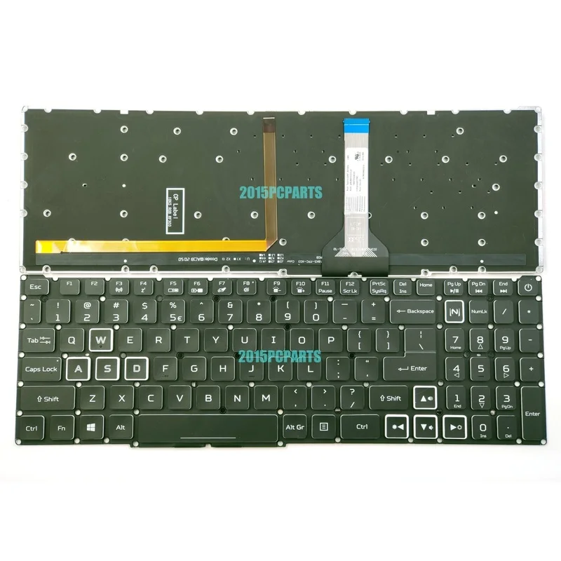 A+New for Acer Predator Helios 300 PH315-54 Keyboard US RGB Colorful Backlit