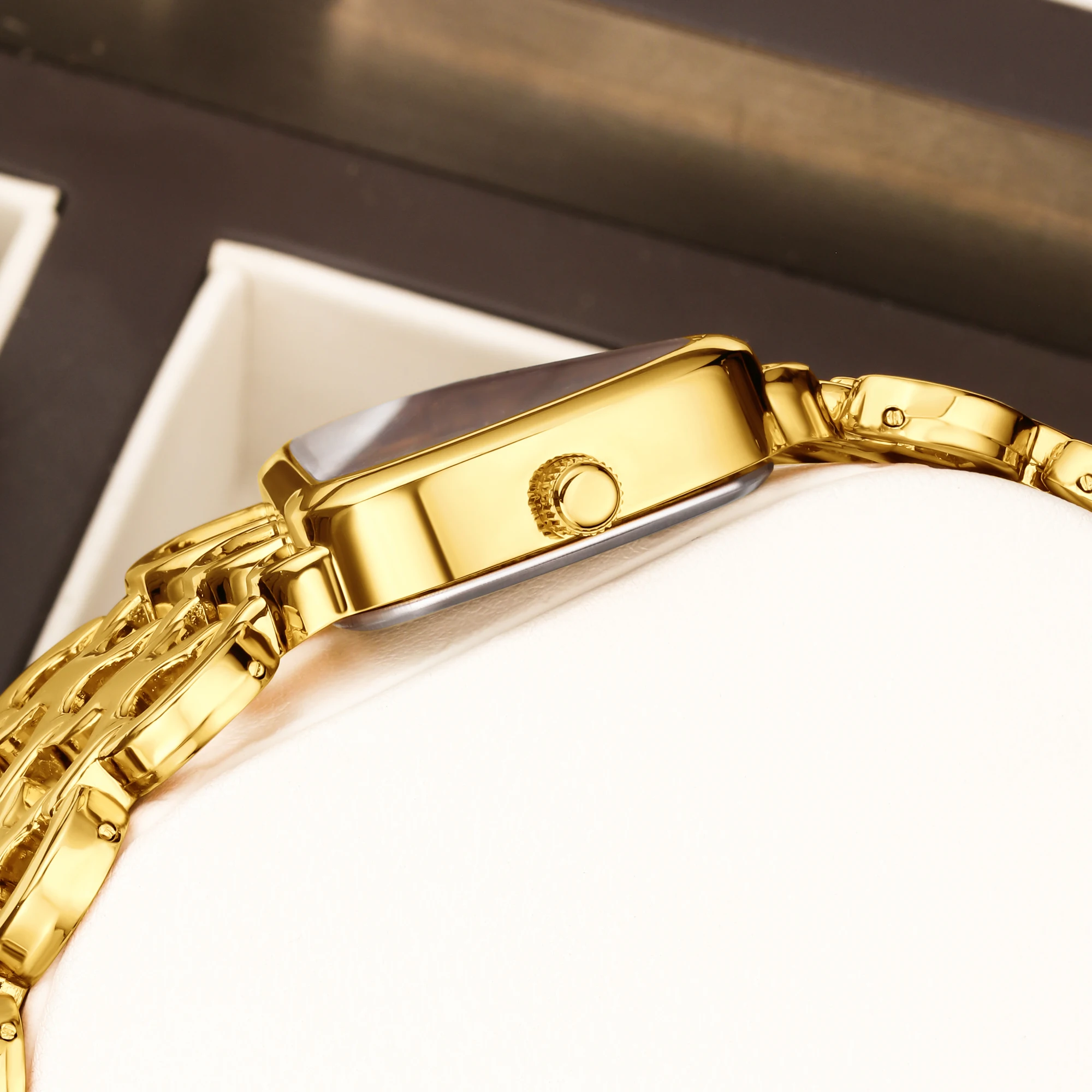 YaLaLuSi Women Triangle Gold W - Watch Triangle Luxury recension och pris
