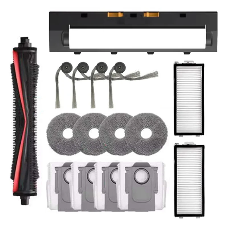 

【Hot Selling!】For Roborock G30 Space/Saros Z70 Vacuum Cleaner 16PCS Replacement Parts–Tricut Brush, Side Brush, Dust Bag, Filter