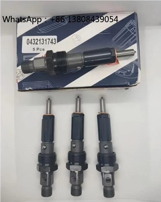 

Machine Engine Part Marine 4B 4BT 4BTA 6B 6BT 6BTA Injector 12MM 14MM 0432131743 for Cummins Engine