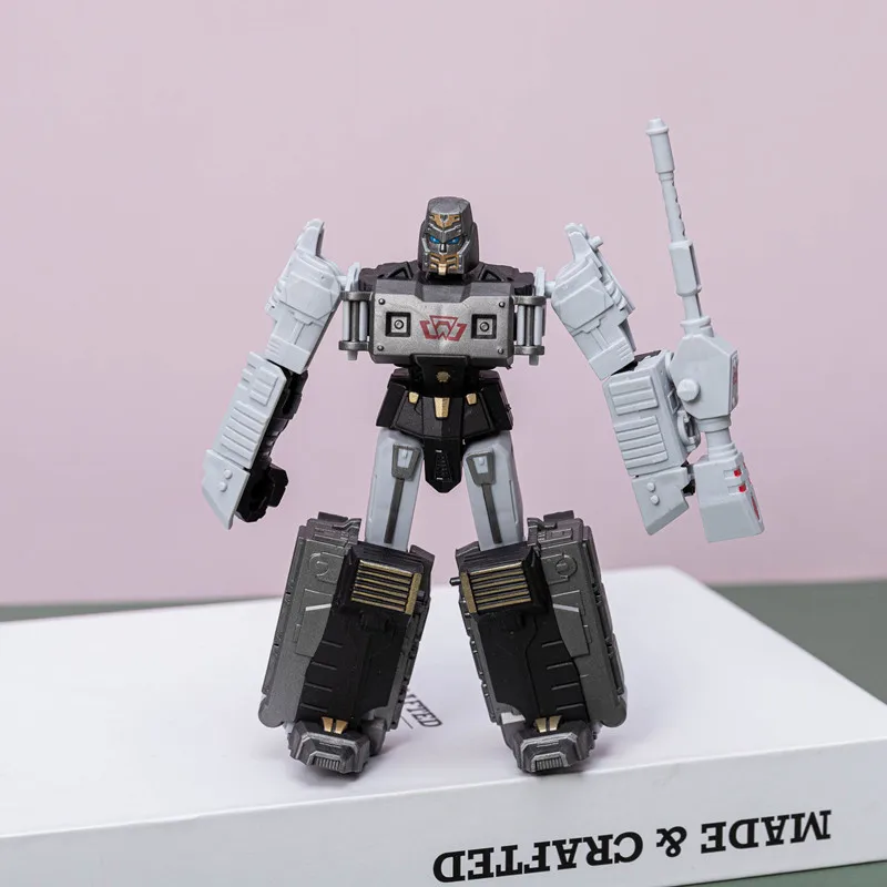 Crianças transformação mecha robô brinquedo modelo 2-em-1 simulação tanque lutador carro robô deformação brinquedo figura de ação menino presente