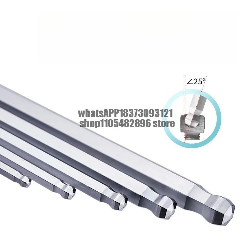 Extended BHS Ball Head Flat Head TLS6/7/8/9 Hexagon Spoon Hexagon Wrench Set