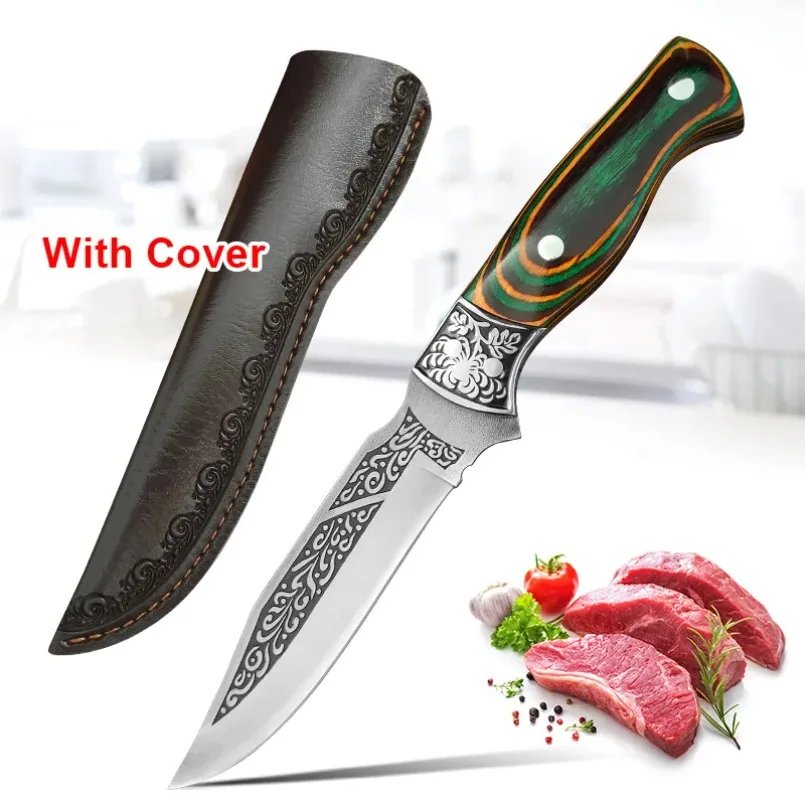 Edelstahl Hand Schmiede Klinge Grill Messer Ausbeinigen Messer Chef Kochen Schneiden Fleisch Obst Fisch Filet Utility Küchenmesser