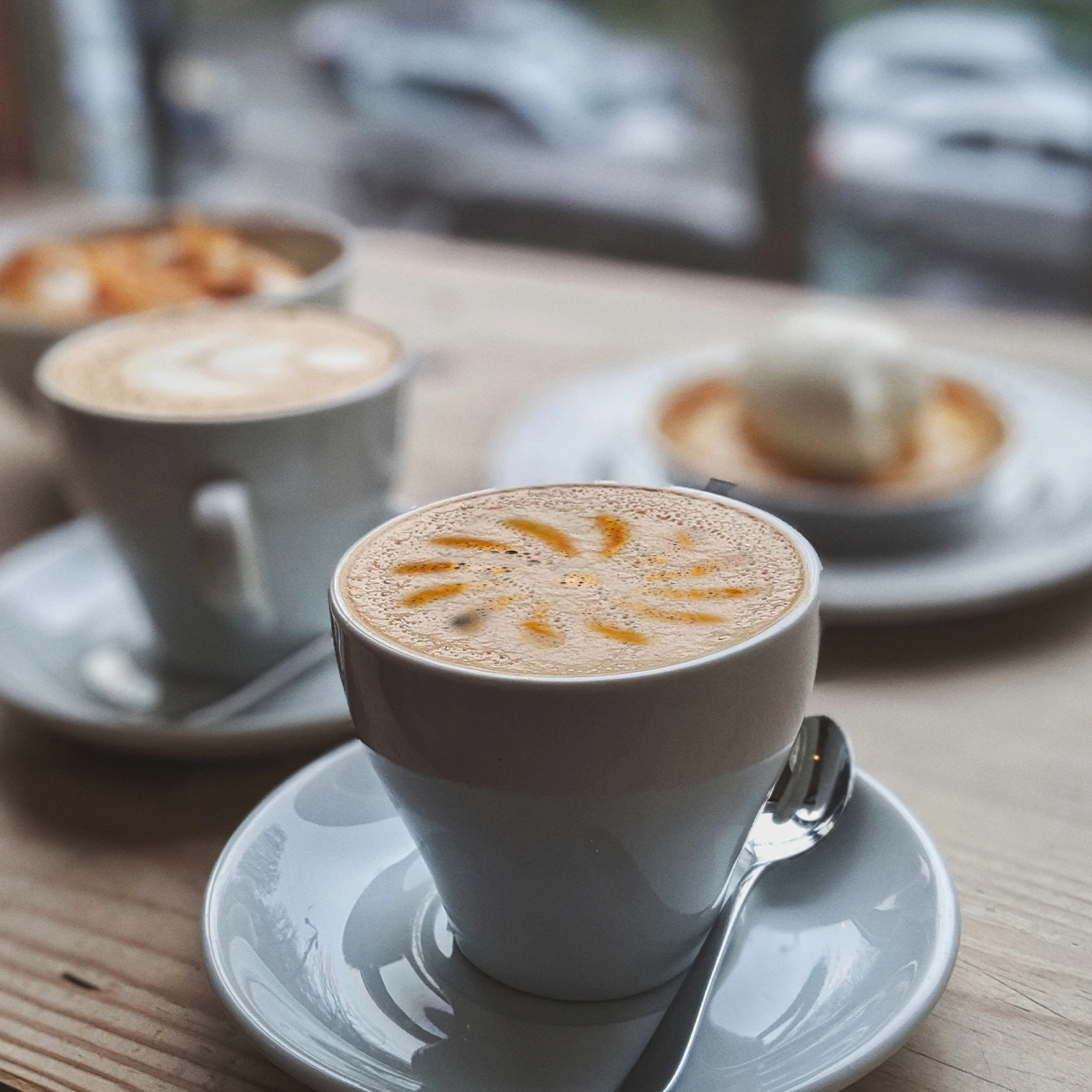

16 Pcs Coffee Stencils Latte Art Tools Reusable Plastic Molds for Cappuccino Cake Cupcake Hot Chocolate Safe