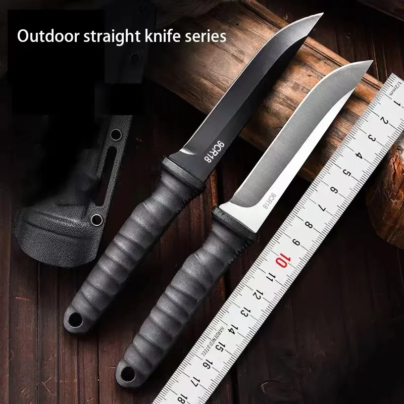 Outdoor Pocket Knife - Portable Camping Knife with Sheath, Ideal for Barbecue, Survival, and Everyday Use view 3