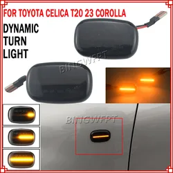 2PCS Car Dynamic Side Marker Blinker Light For Toyota Celica T20 23 Corolla Caldina Avensis Starlet Prius Fielder Verso Runx MR2