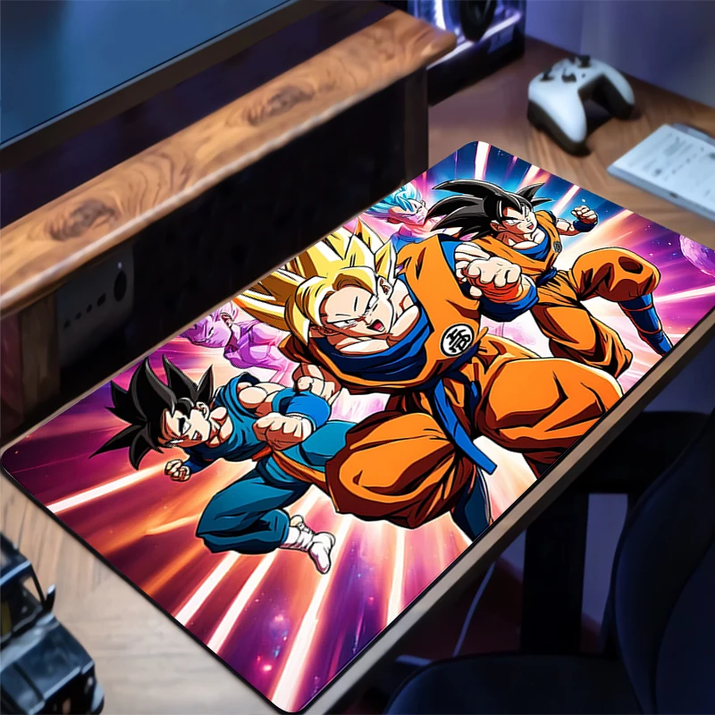 Tapis de souris Dragon Ball Anime, grand tapis de souris XXL pour clavier et bureau, tapis de souris en caoutchouc pour jeux, tapis de souris pour ordinateur portable