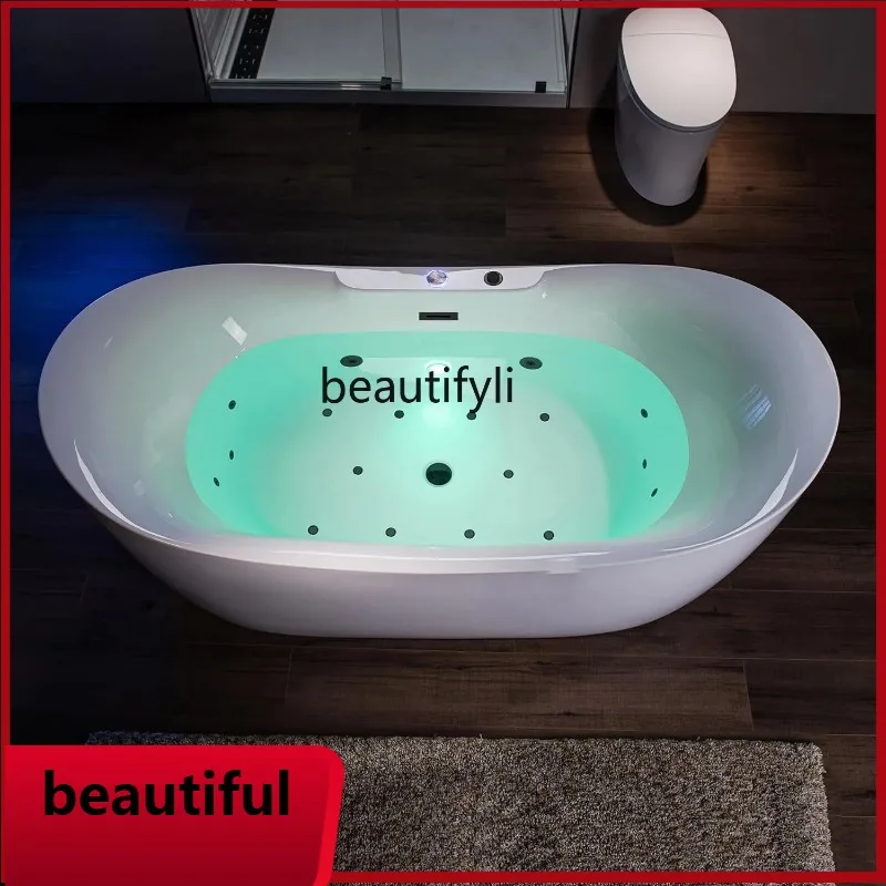 

X Acrylic bathtub, Jacuzzi small apartment free-standing bathtub, household