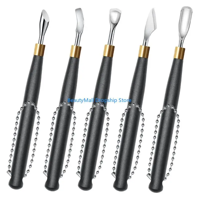 

40JD Профессиональный снятие толкателя кутикулы и резак, Manicure Pedicure Tools Подарки