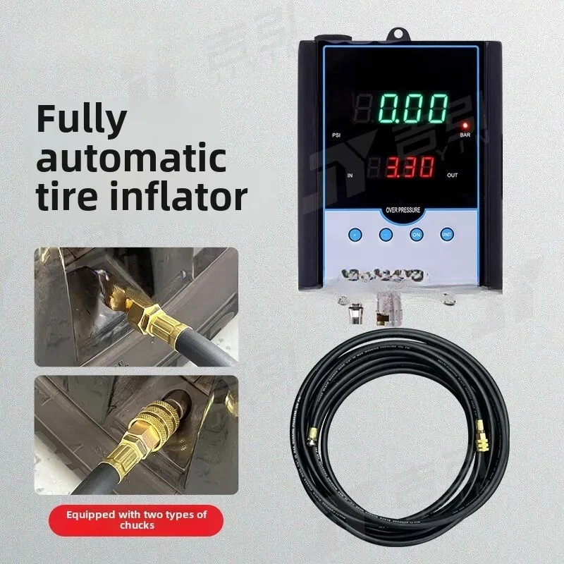 Tire nanny Automatic tire inflator Wall-mounted digital display inflator Air pump Car tire shop Auto repair shop