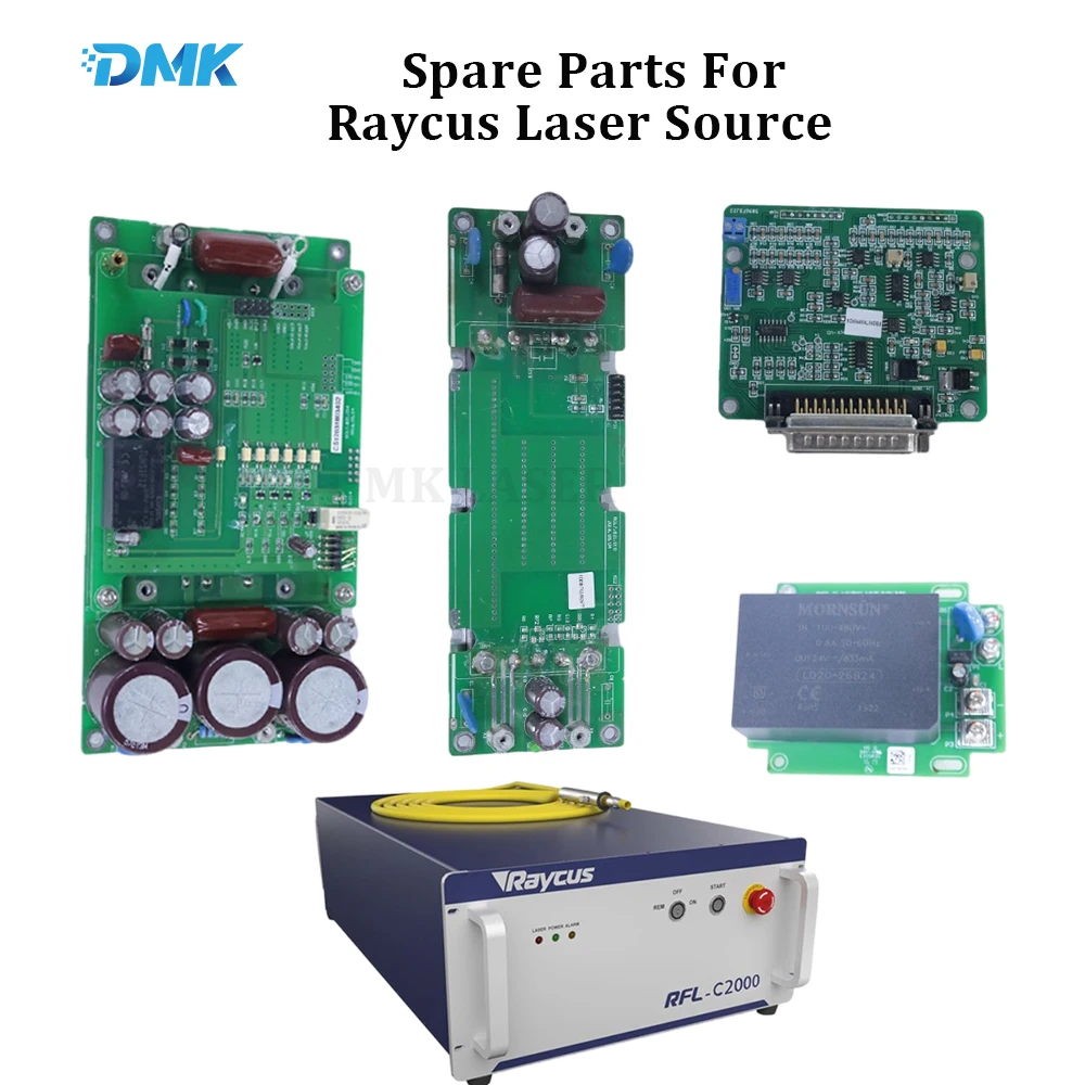 Fiber Laser Source Spare Parts 24V Power Supply/ AC&DC Board/Monitor Board For Raycus Laser Source