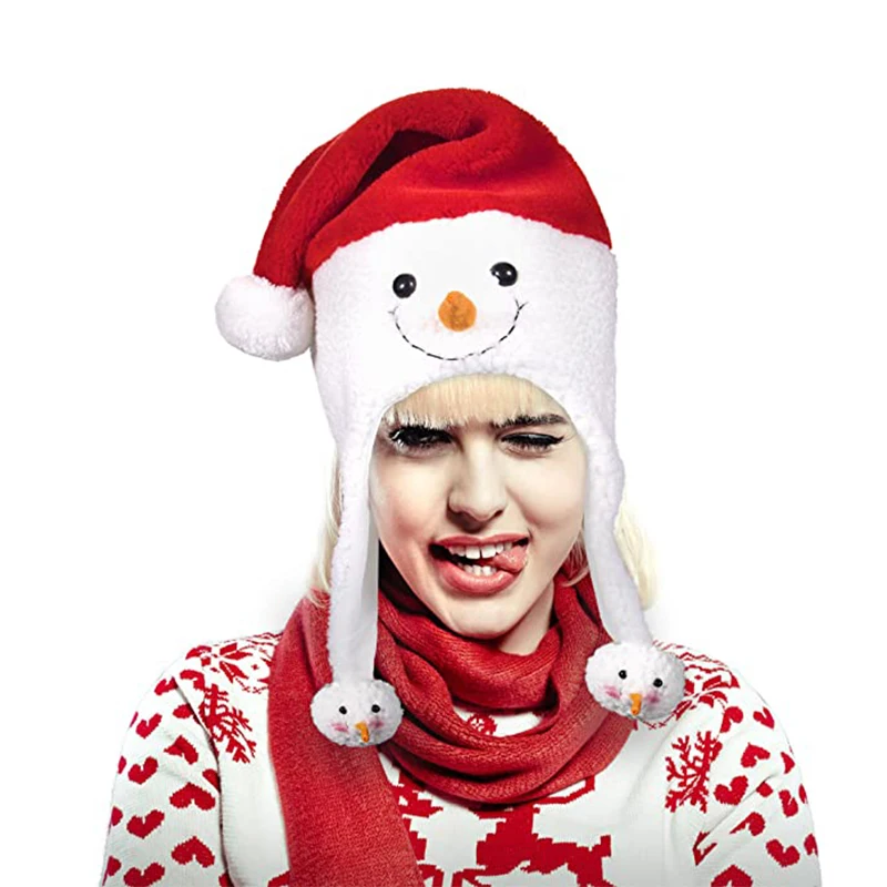 Chapéu de natal do boneco de neve