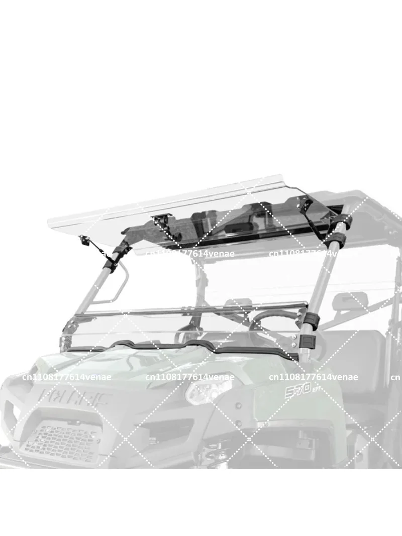 Scratch Resistant Flip Windshield Compatible with 570 800 ATV UTV Body Parts