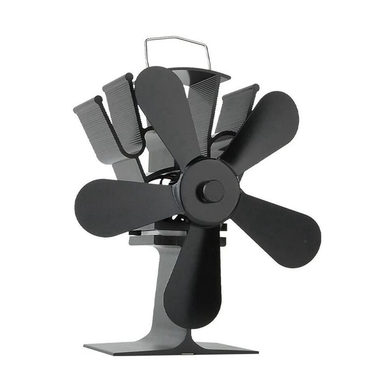 

AB42-Heat Powered Stove Fan With 120° Oscillation, 6 Blades - Efficient Heat Distribution For Eco-Conscious Homes