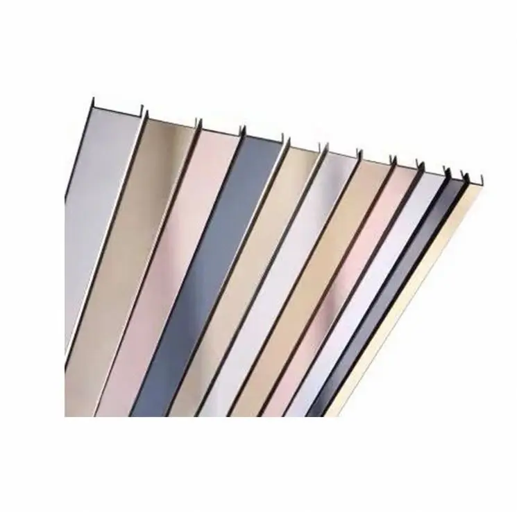 

T Shape Floor Transition Metal Tile Trim Strip Stainless Steel Ceramic Tile Trim Edge