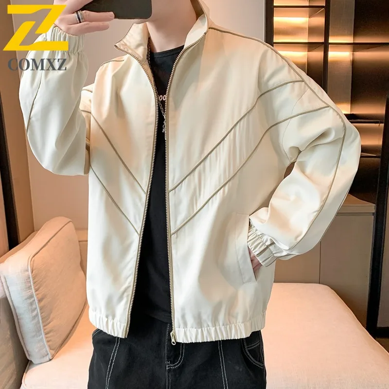 

COMXZ Loose 2025 Jackets Streetwear Windproof Outdoor Travel Hiking Breathable Lightweight Jacket Leisure Man Clothes Jackets
