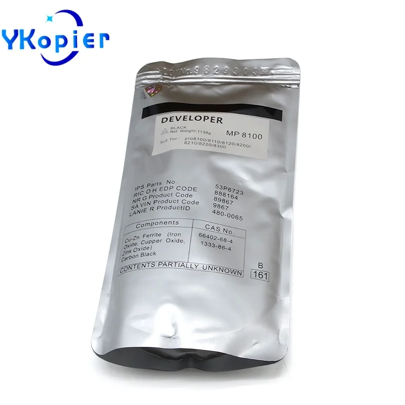 D1799640 1138G مسحوق المطور الأصلي لريكو MP 8100 8110 8120 8200 8210 8220 8300 8310 MP8110 MP8120 MP8200 المطور