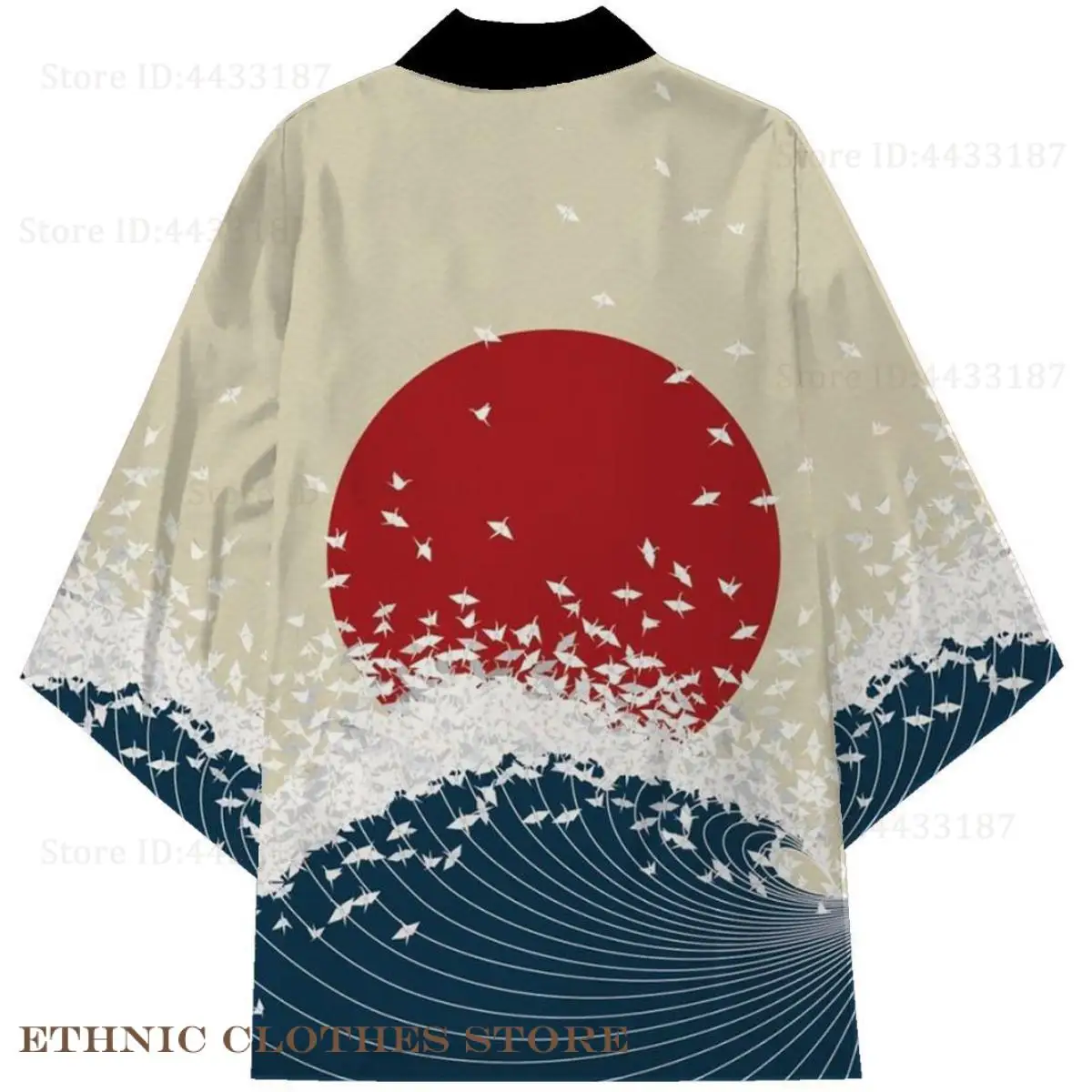 كبيرة الحجم 3XL 4XL 5XL ثوب الكيمونو الياباني سترة التقليدية الرجال الساموراي تأثيري حلي النمط الصيني طباعة التنين يوكاتا هاوري #5