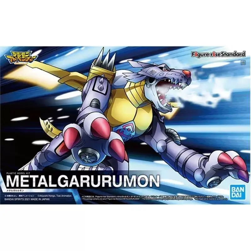 Bandai Anime FRS Digimon Adventure Metal Garurumon Modello di assemblaggio Giocattoli Action Figure da collezione Regalo di compleanno per bambini Ornamenti