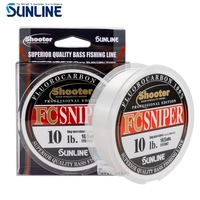 100%  Original SUNLINE  Shooter FC SNIPER FLUOROCARBON Fishing Line  3LB-30LB 150m  Fishing Line