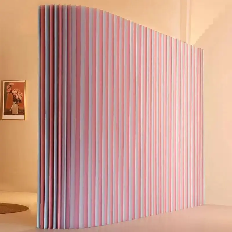 

Color Customization Paper Room Divider Folding Screen Removable Wall Partition Waterproof Wall Divider Panel For Home Office