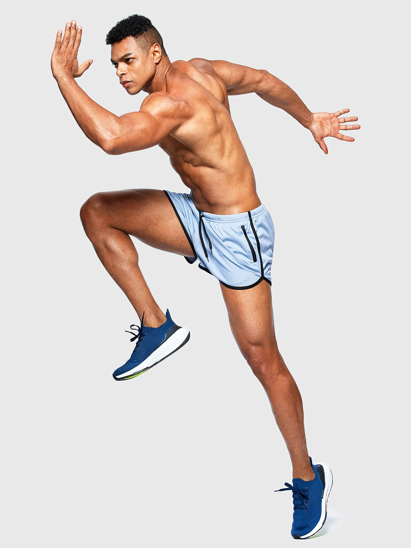 Neue Herren-Strandshorts, Laufshorts, 3-Zoll Schnelltrocknende Fitness-Laufshorts, Modische Fitness-Shorts – Detail 11