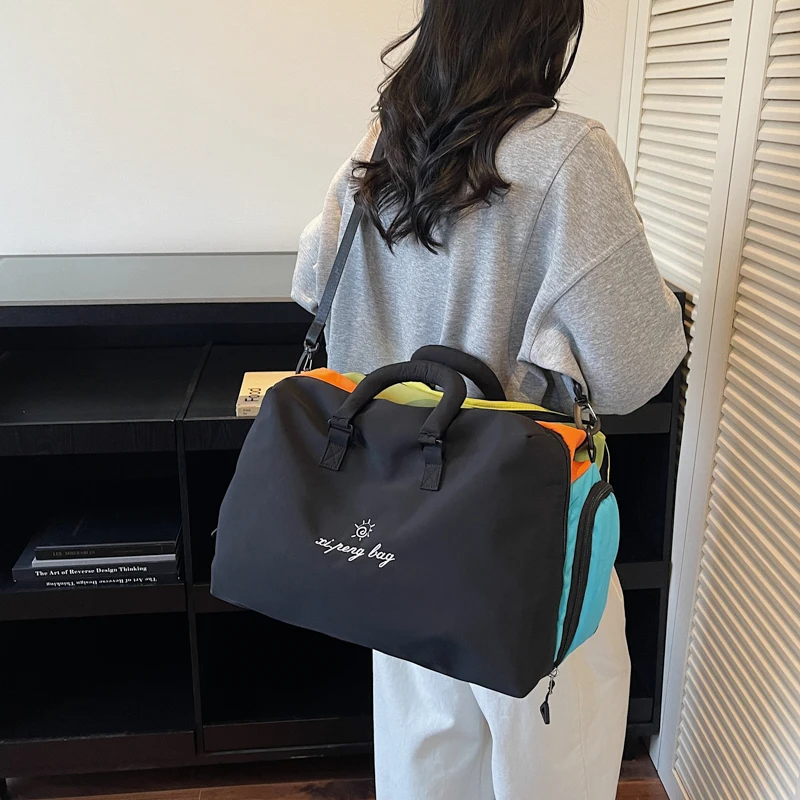 Outdoor Lightweight Portable Travel Bag Large Capaci Casual Sports Yoga Fitn Bag Wet And Dry Separation Storage Lage Bag