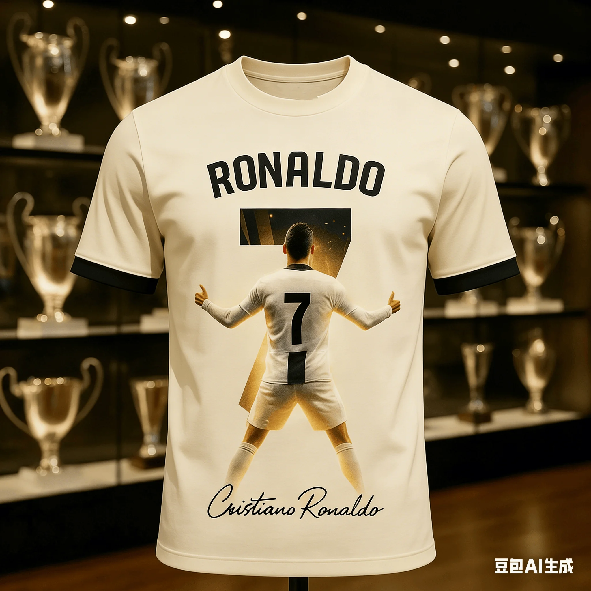 Highlight Moment 3D Printed No. 7 Legendary Commemorative Loose T-Shirt, A Must-Have Fan Cheer for Football Fans