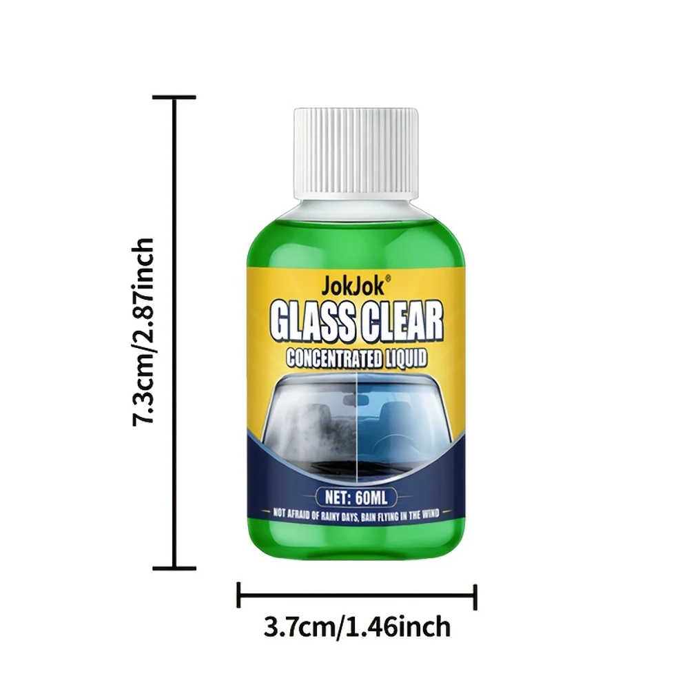 High-Definition Green Glass Coating for Car, Waterproof Windshield Wiper Fluid, Keeps The Glass Smooth, Rainproof And Fogproof W