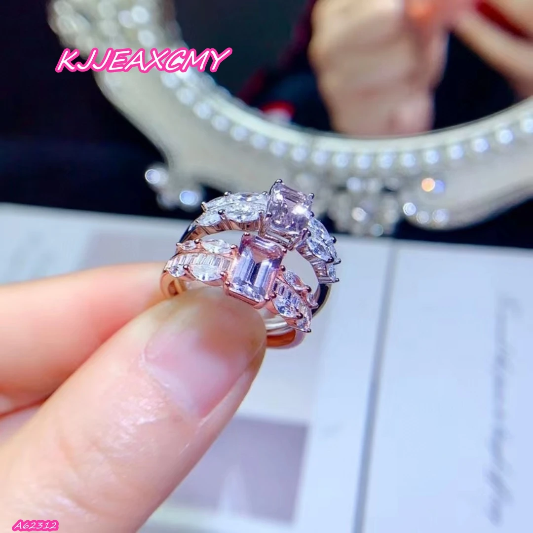 

KJJEAXCMY Boutique Jewelry 925 Sterling Silver Natural Gemstone Morgan Stone Women's Ring Party Birthday Christmas Gift New