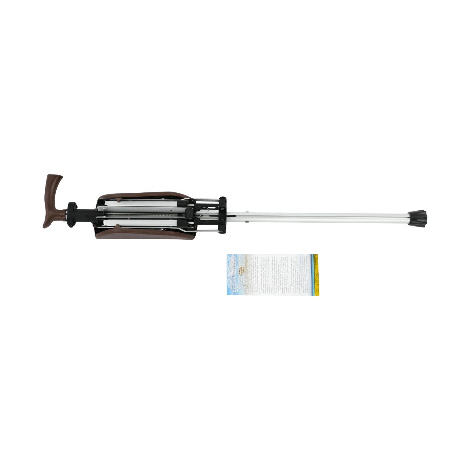 Klappbarer Gehstock mit Sitz, 4,72 Zoll, aus Aluminiumlegierung, Krückenstuhl für ältere Menschen mit Hocker, faltbarer Gehstockstuhl, 264,55 Pfund – Detail 13