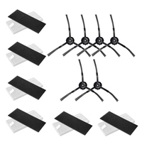 4 Side Brushes+4 Filters+ 4 Dust Bags Replacement Kit Accessories For Cleanova W11 Robot Vacuum Cleaner Household Cleaning Tool