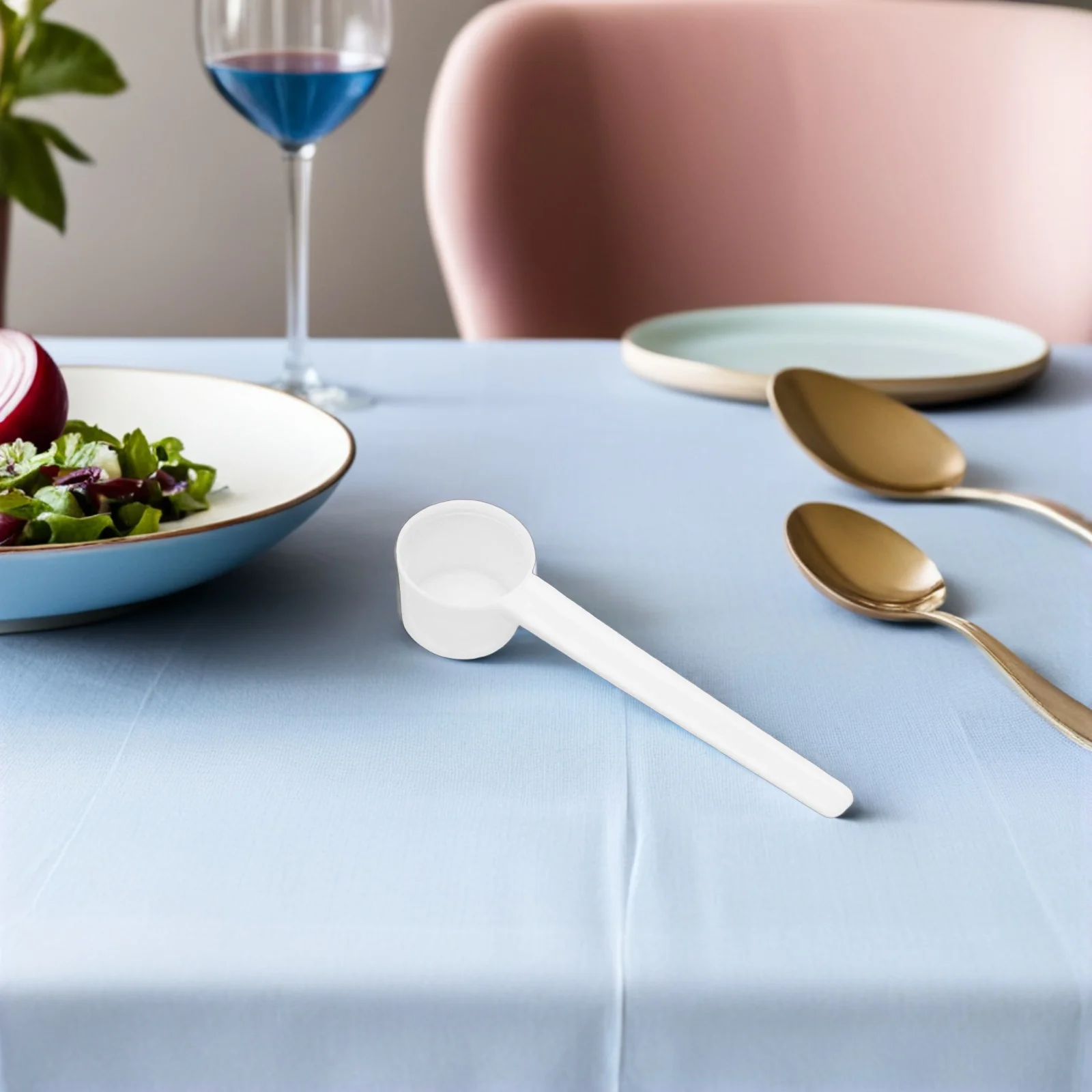 

50pcs Milk Powder Scoop 5 Gram Measuring Spoon For Coffee Protein Salt Dry Ingredients Reusable Lightweight Camping Travel