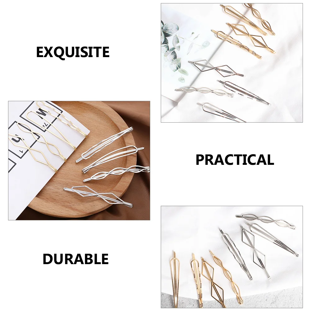 16pcs Metal Hairpins Girls Hair Clips Women Bobby Pin Hair Accessory Bride Hair Clips