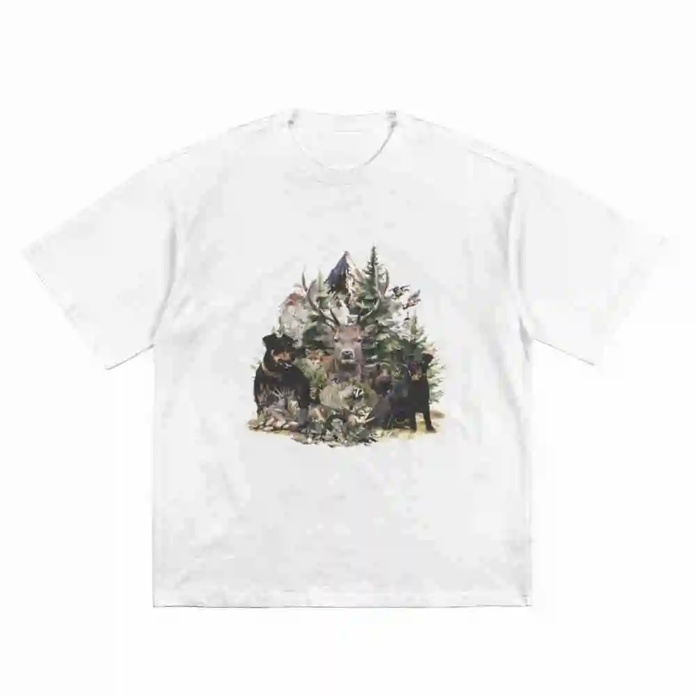 German Hunting Terriers Short Sleeve Tee 100% Cotton T-Shirt