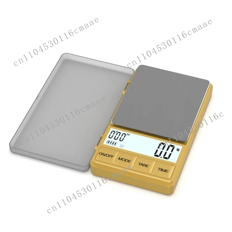 Portable pour-over coffee electronic scale, high-precision, high-definition digital display, smart coffee scale weighing 0.1g