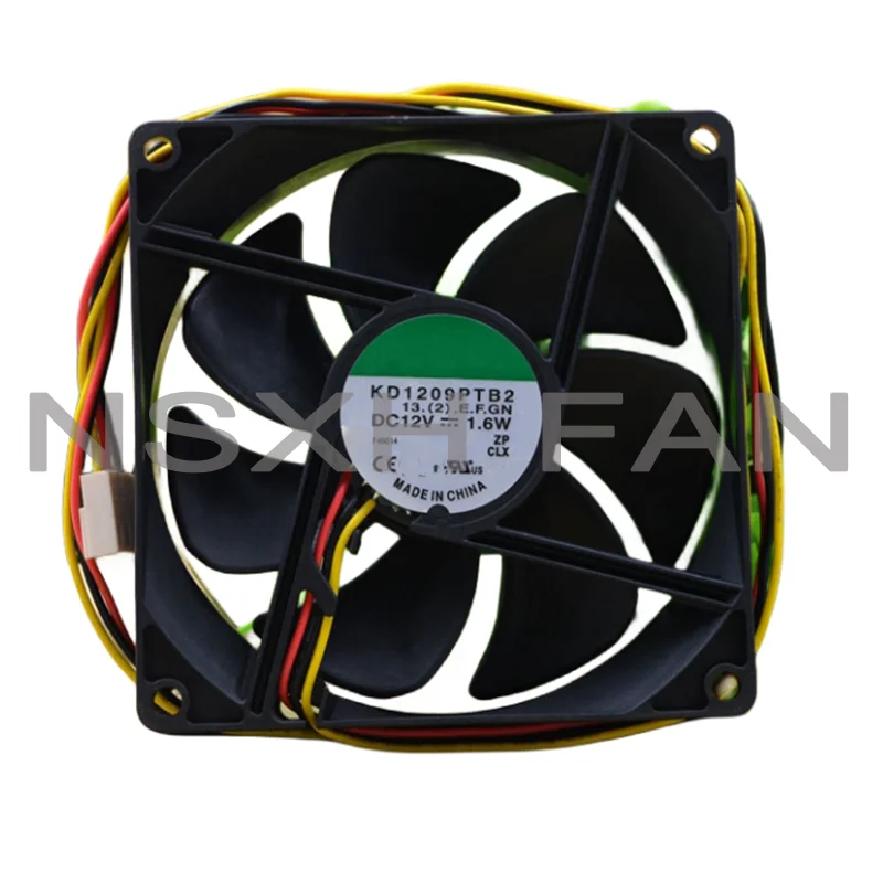 KD1209PTB2 9CM CM 9025 12V 1.6W BALL CASE FAN