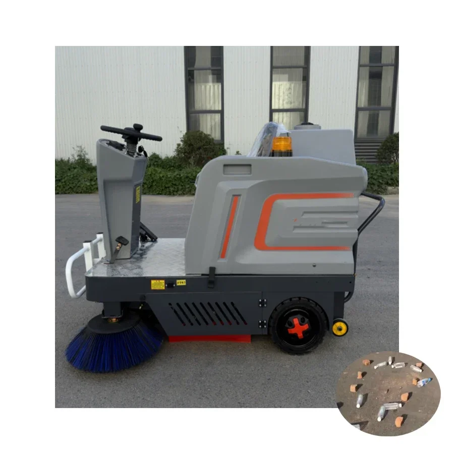 

Electric Automatic Street Sweeper Ride-on Industrial Road Sweeper Leaf Sweeper Campus Garbage Recycling Truck