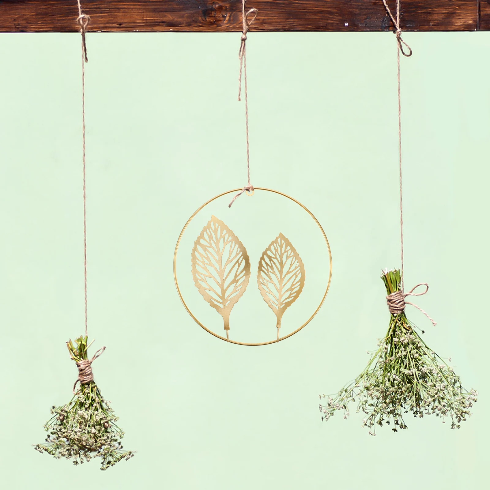 

1pcs Golden Metal Leaf Wall Leaf Decor Elegant Bedroom Living Room Entryway Decor Easy Install Unique Gift Fall