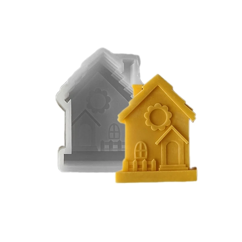 Beautiful Silicone Moulds Soap Molds House Shaped DIY Statue Mould Hand-Making Mold Accessories for Crafts NEW