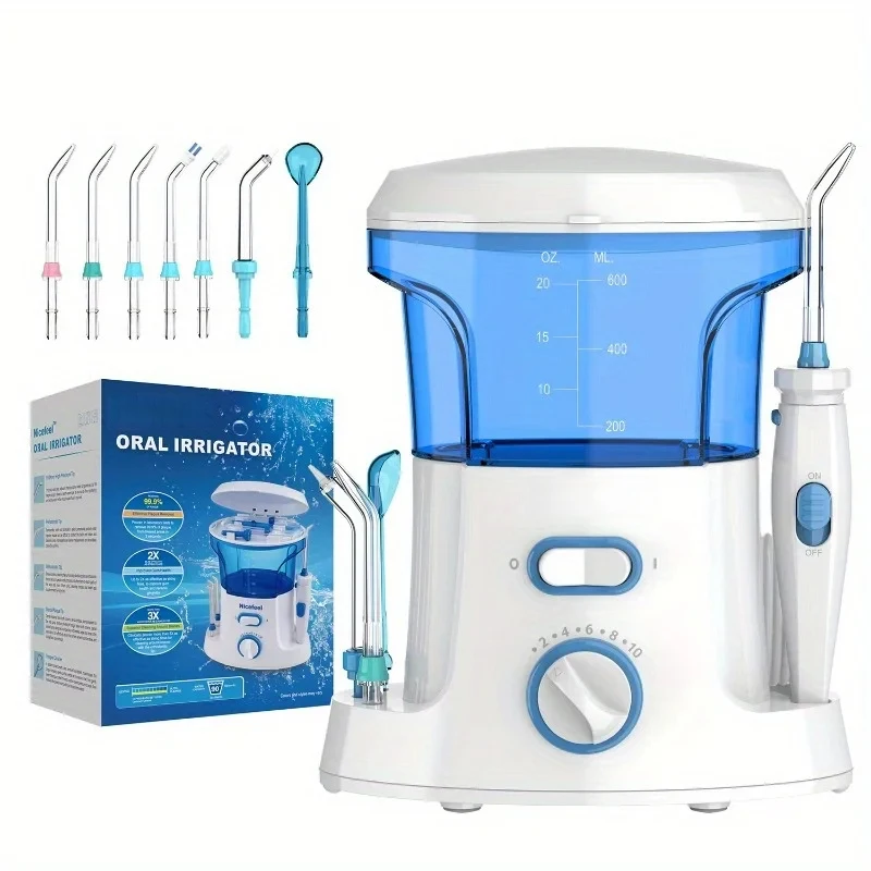 

2026 Household Electric Toothbrush, Dental Calculus Water Flosser, Portable Dental Cleaning and Rinsing Device