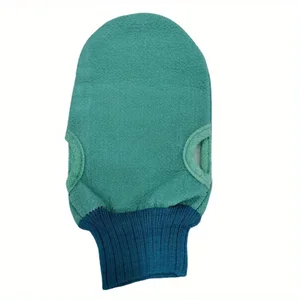 1 pçs conjunto chuveiro esfoliante limpeza corporal esfrega luvas de pele morta chuveiro escova corporal toalha spa espuma corpo massagem nas costas 12 principais vendas luva massageador - №11