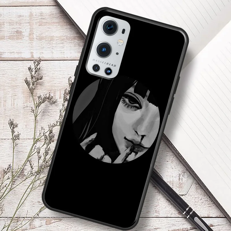 Sad Anime girl For Realme 10 11 Pro Plus GT Neo 5 2T C55 C35 C33 C31 C30 C21Y OnePlus Nord 3 CE 2 Lite Case